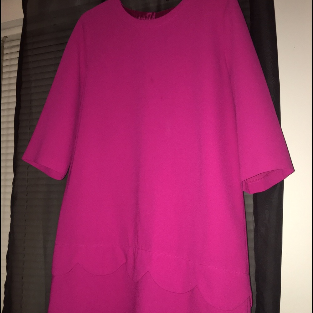 COPY - Kate Spade scalloped peplum dress